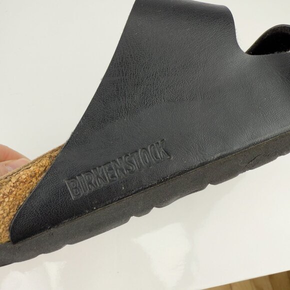 BIRKENSTOCK Arizona Birko-Flor Black Two-Strap Sandals *Flaws* EU 40 US 9 L9 M7 - Picture 6 of 11
